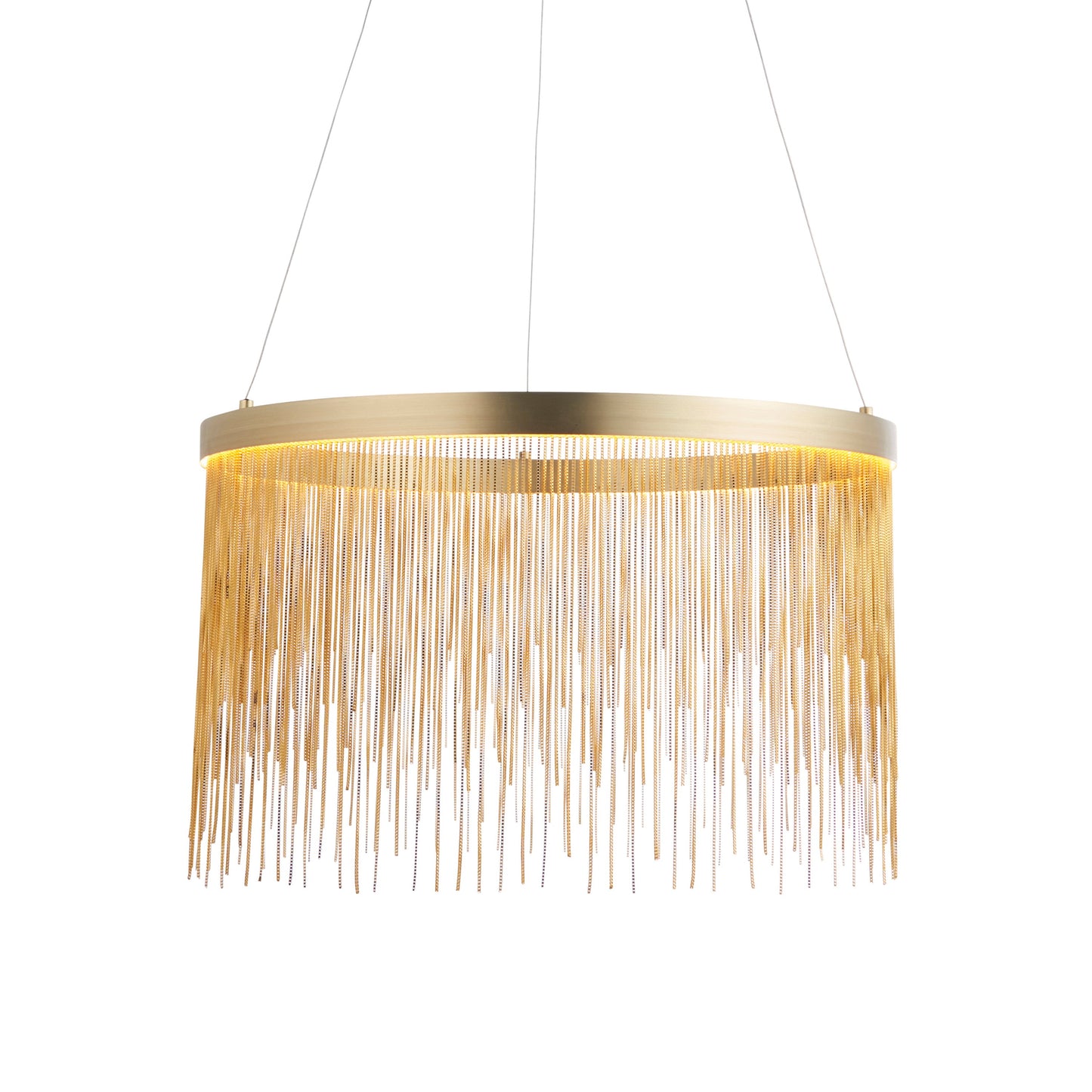 Zelma 1 Pendant Light Satin Brass