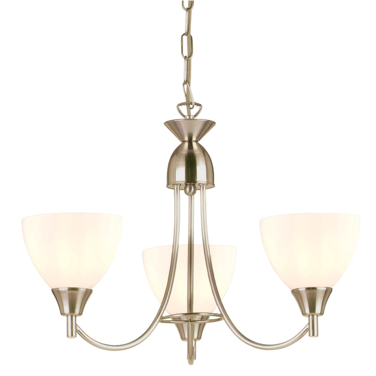 Alton 3 Pendant Light Satin Chrome