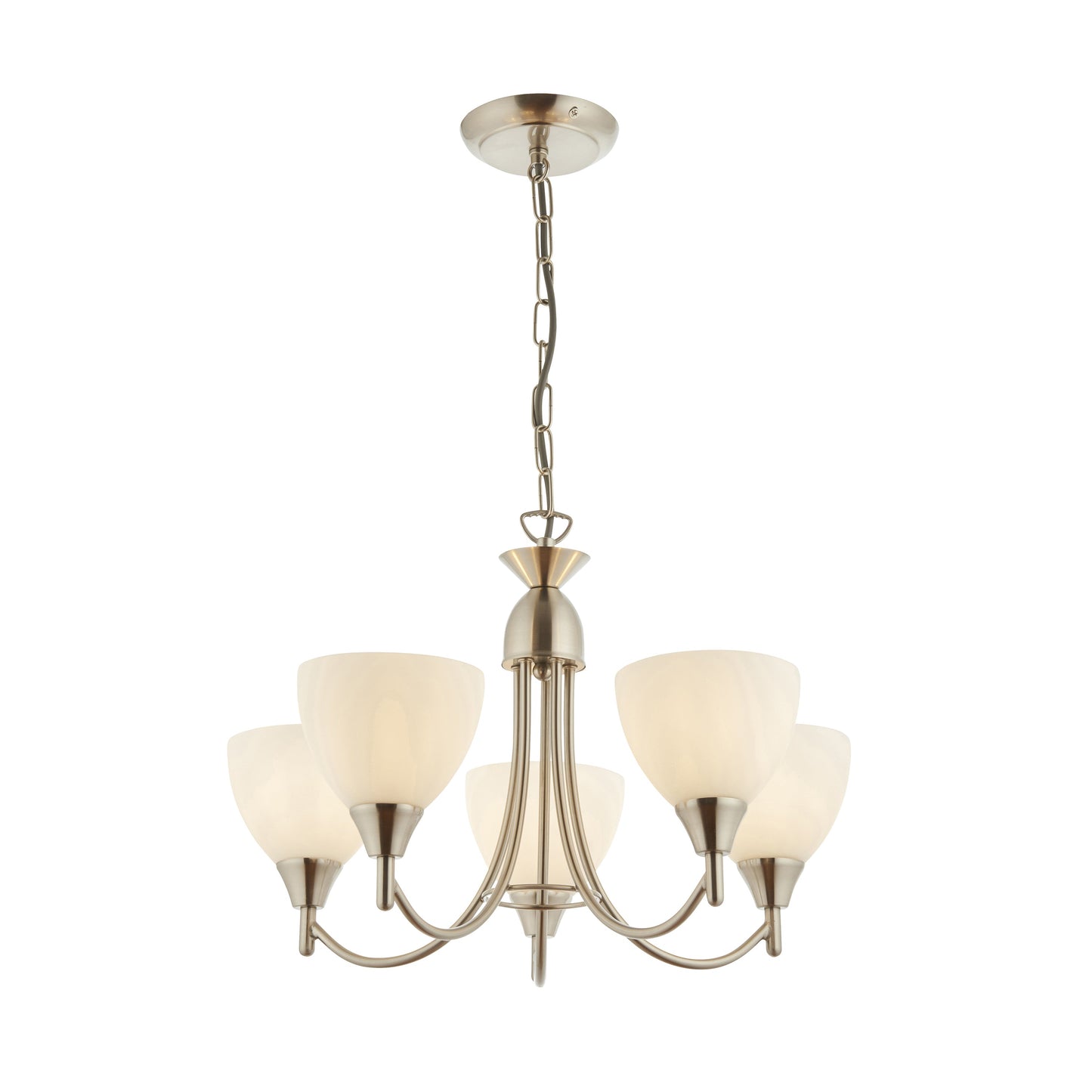 Alton 5 Pendant Light Satin Chrome