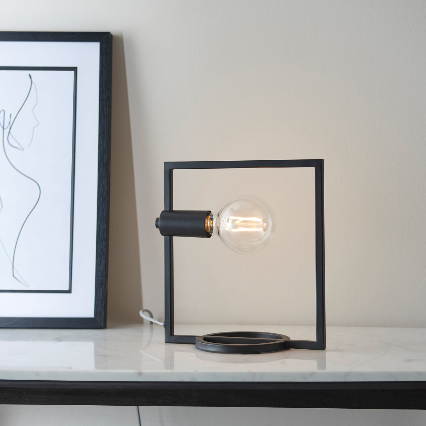 Shape Rectangle Table Lamp