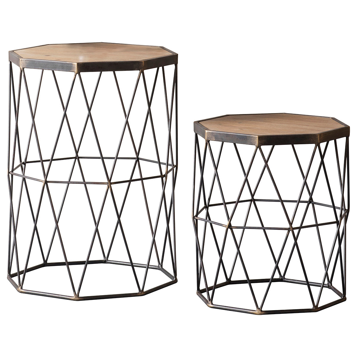 Marshal Side Table 520x660x880mm (Set of 2)