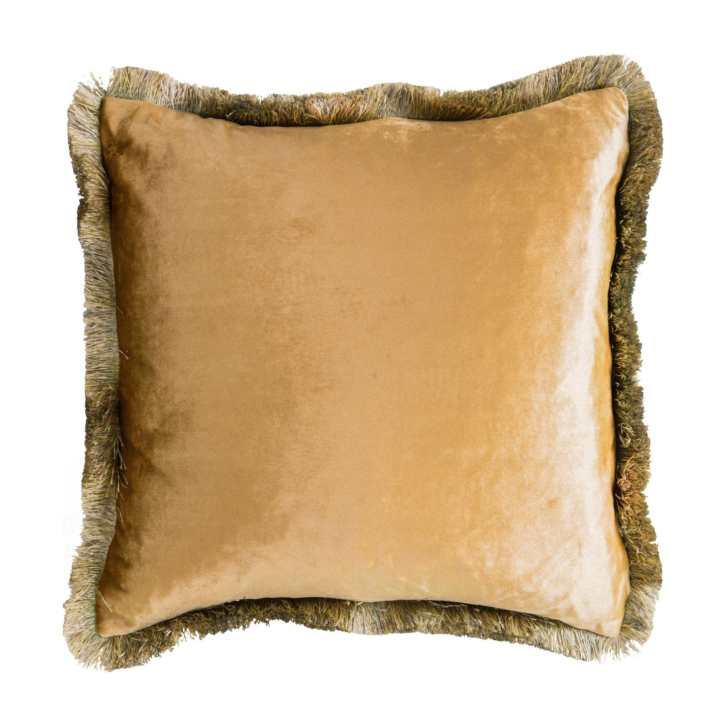 Ombre Velvet Cushion Ochre 450x450mm