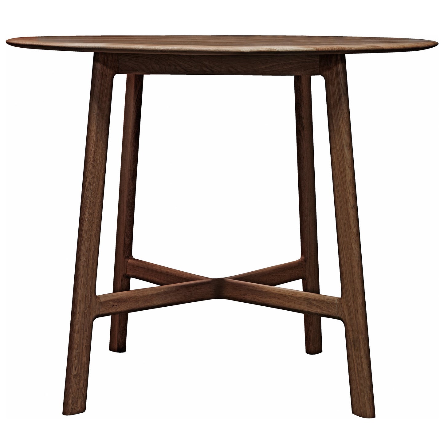 Madrid Round Dining Table Walnut 1000x1000x750mm