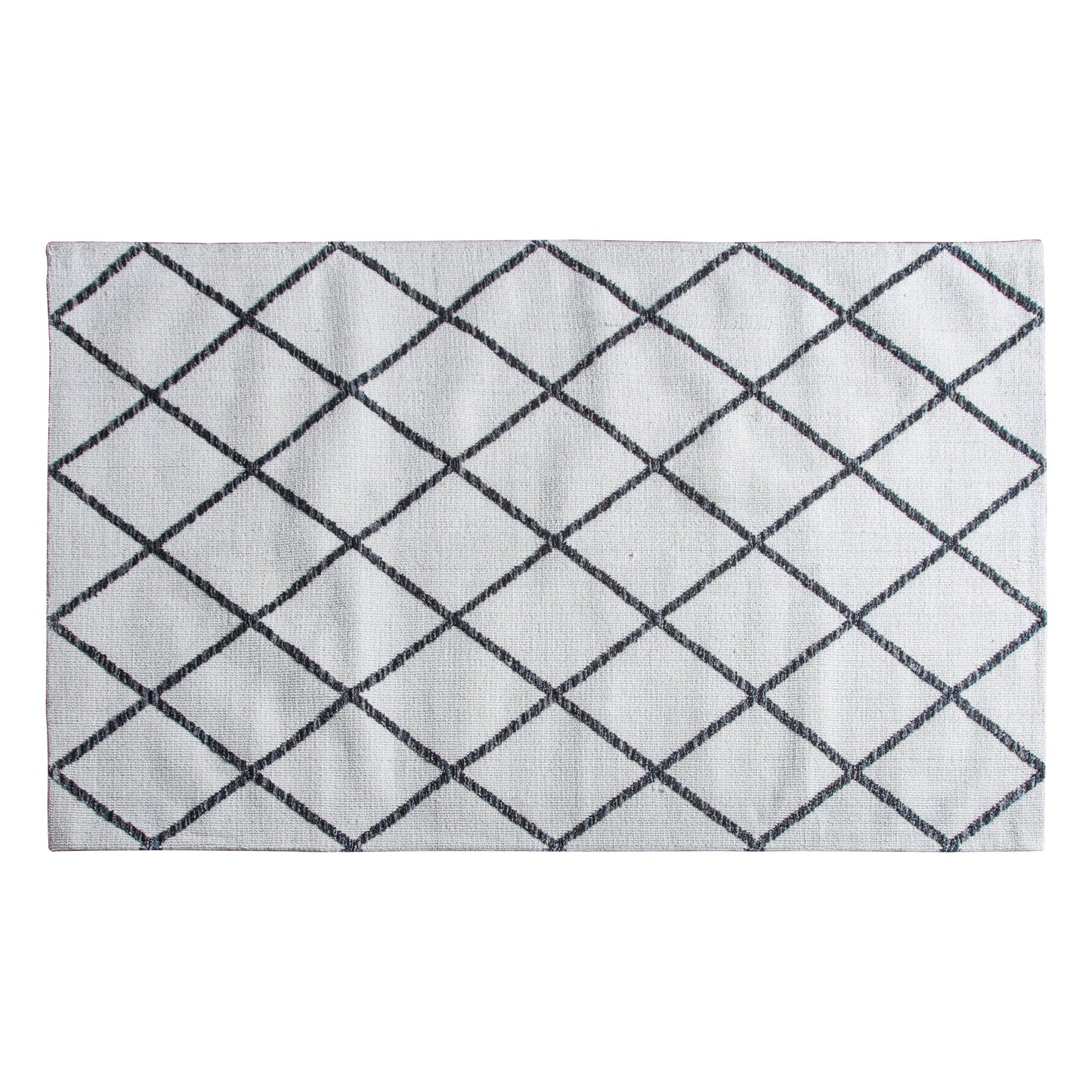 Kenza Rug Cream Charcoal 2000x2900mm