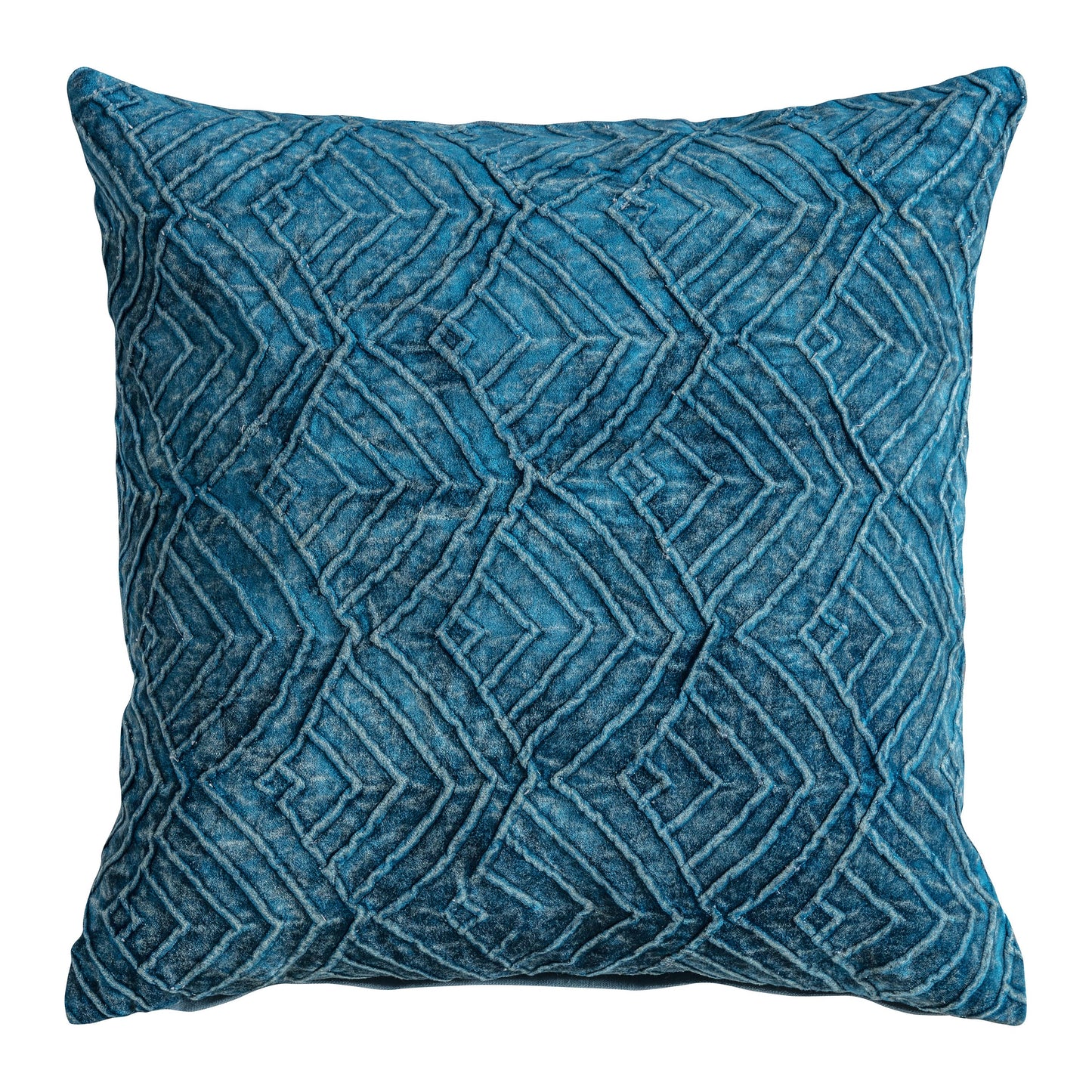 Velvet Washed Cushion Teal 450x450mm