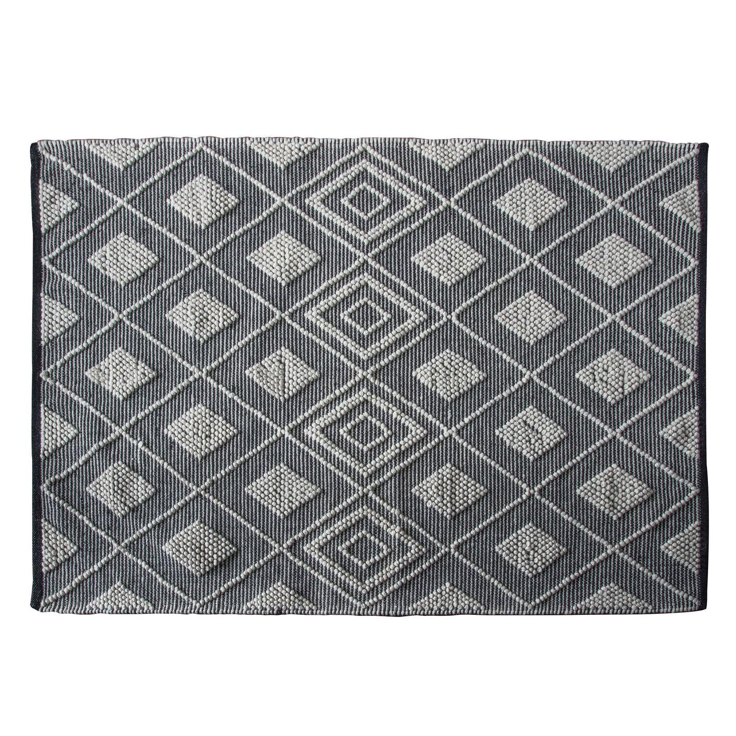 Freya Rug Black Natural 1600x2300mm