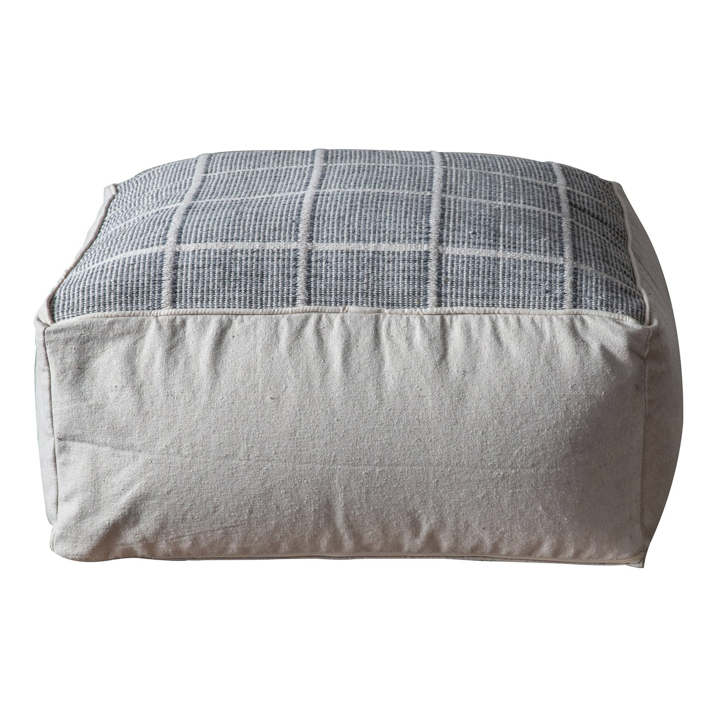 Cohen Pouffe Grey 800x800x350mm