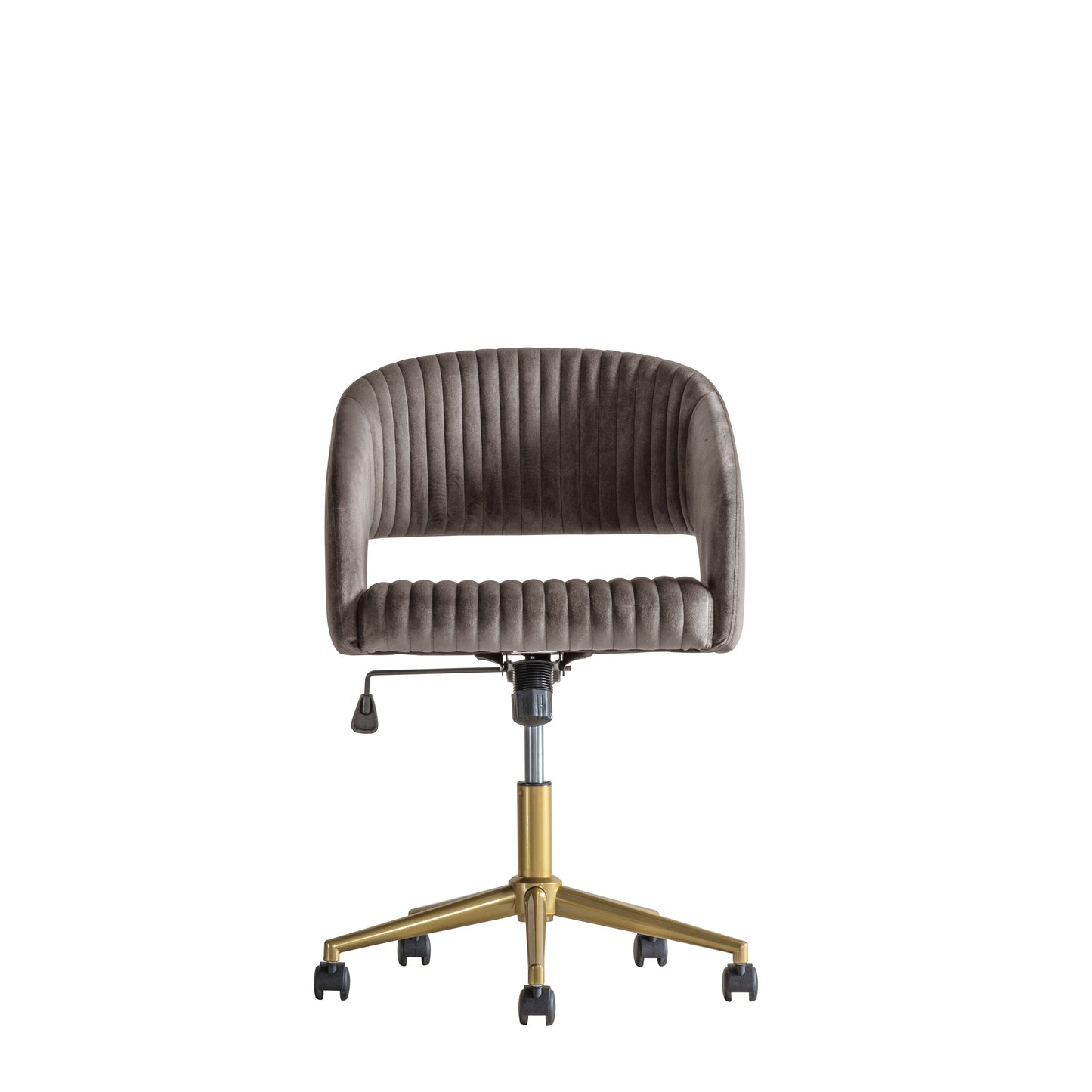 Murray Swivel Chair Grey Velvet