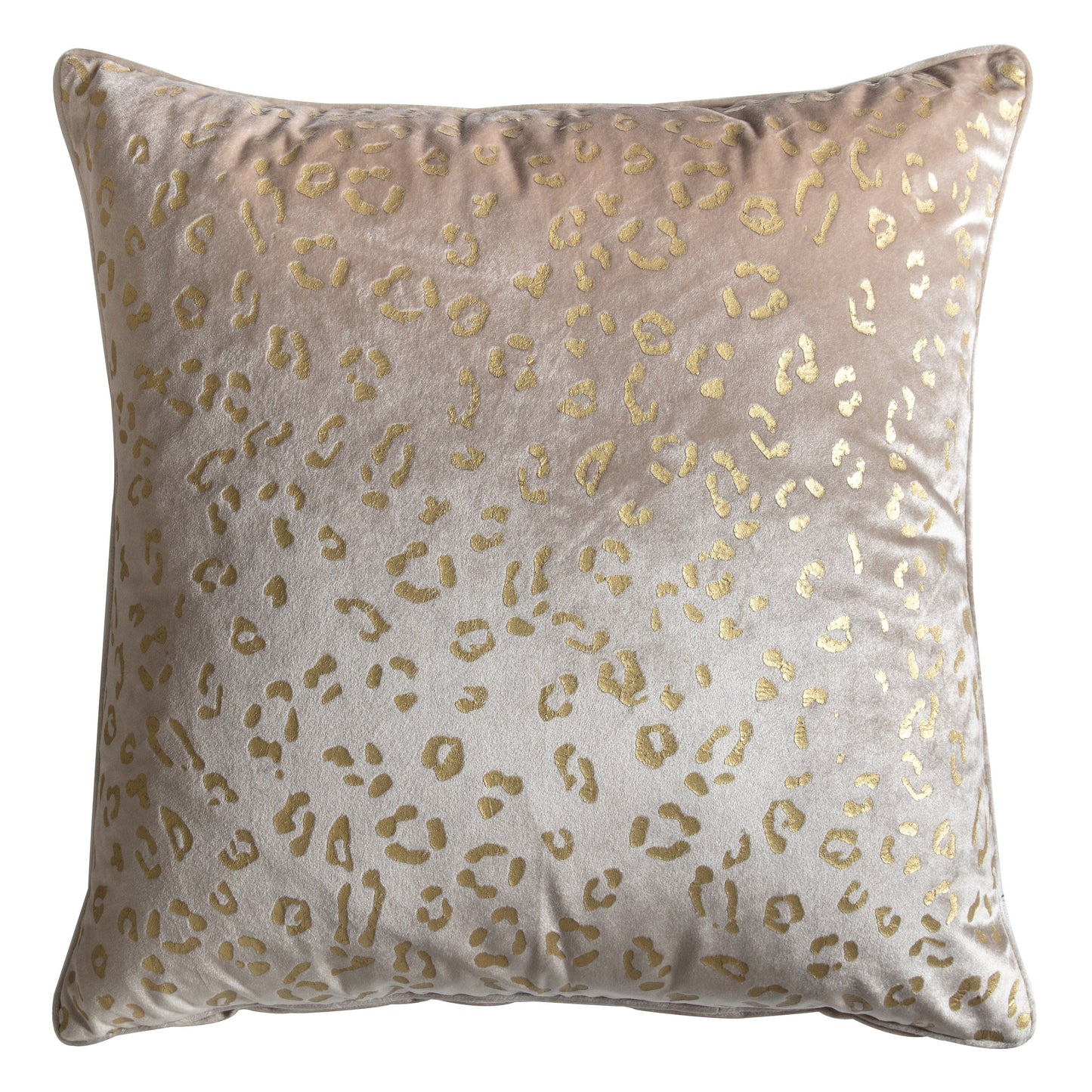 Mini Leopard Print Cushion Gold 550x550mm