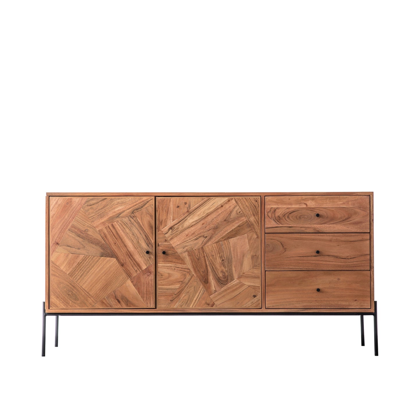 Oklahoma 2 Door 3 Drawer Sideboard 1530x450x750mm