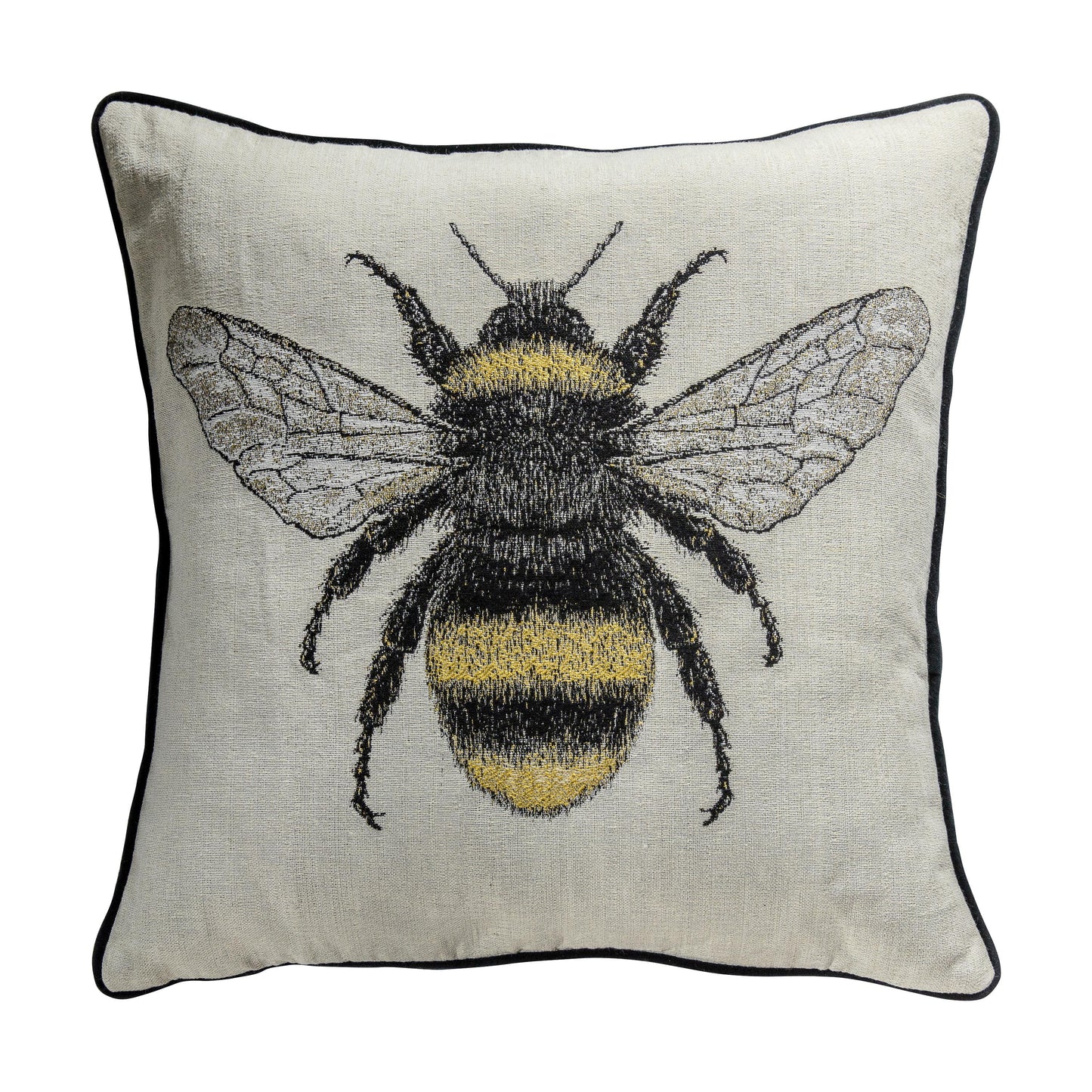 Tapestry Bee Cushion Natural 450x450mm