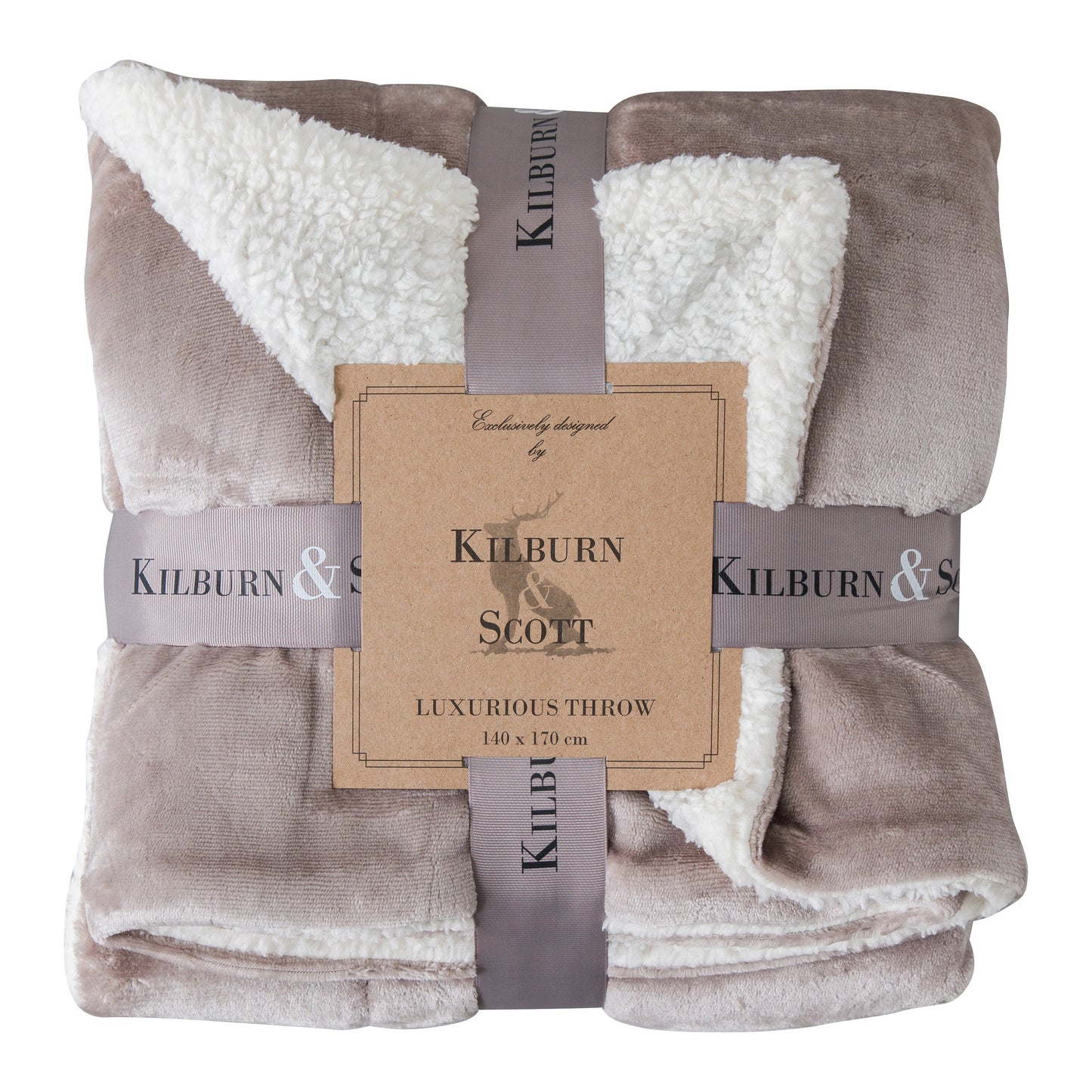 Sterling Sherpa Throw Neutral 1400x1700mm