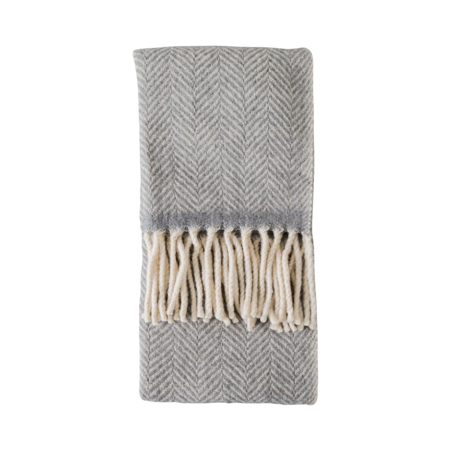 Wool Throw Grey 1300x1700mm