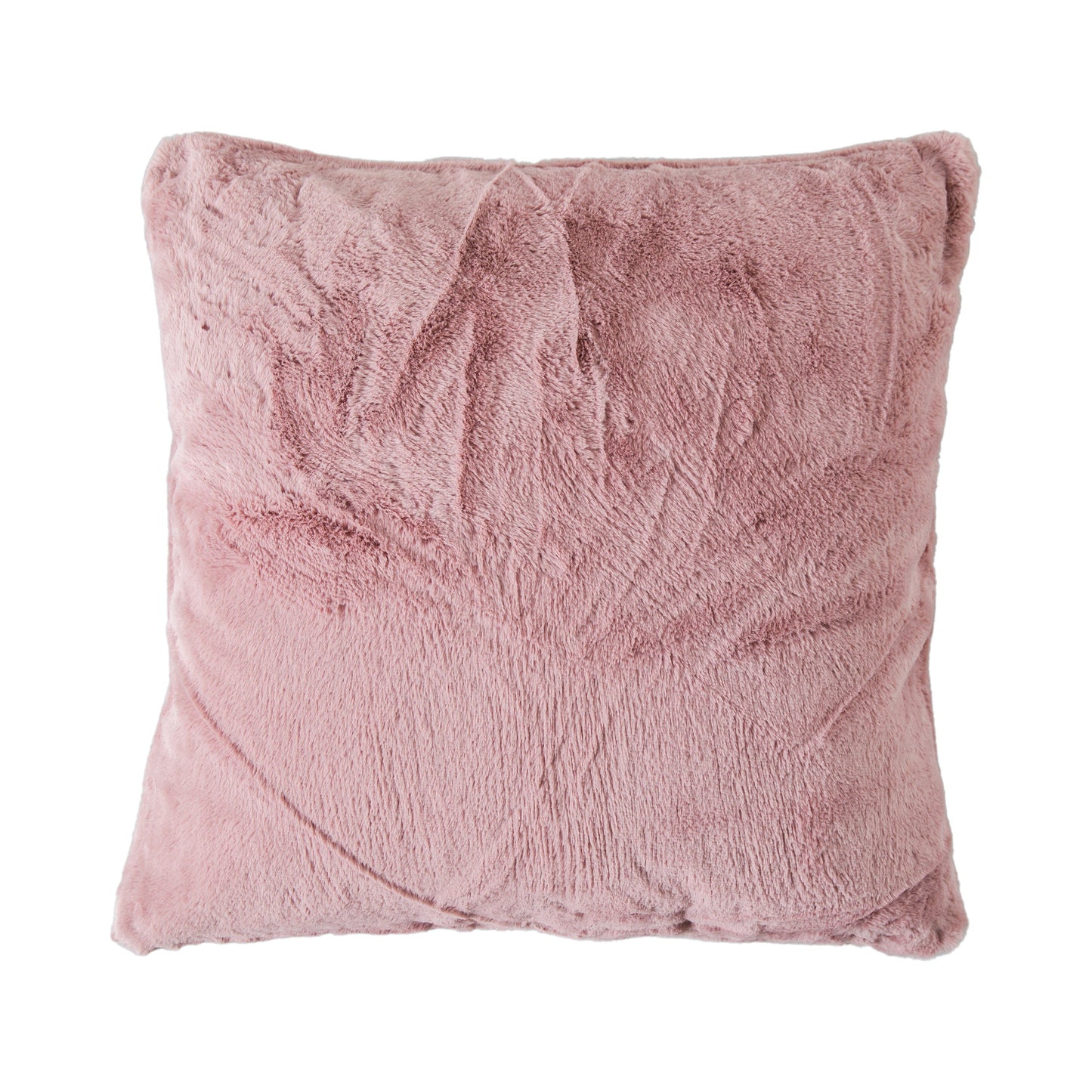 Faux Fur Cushion Blush 550x550mm