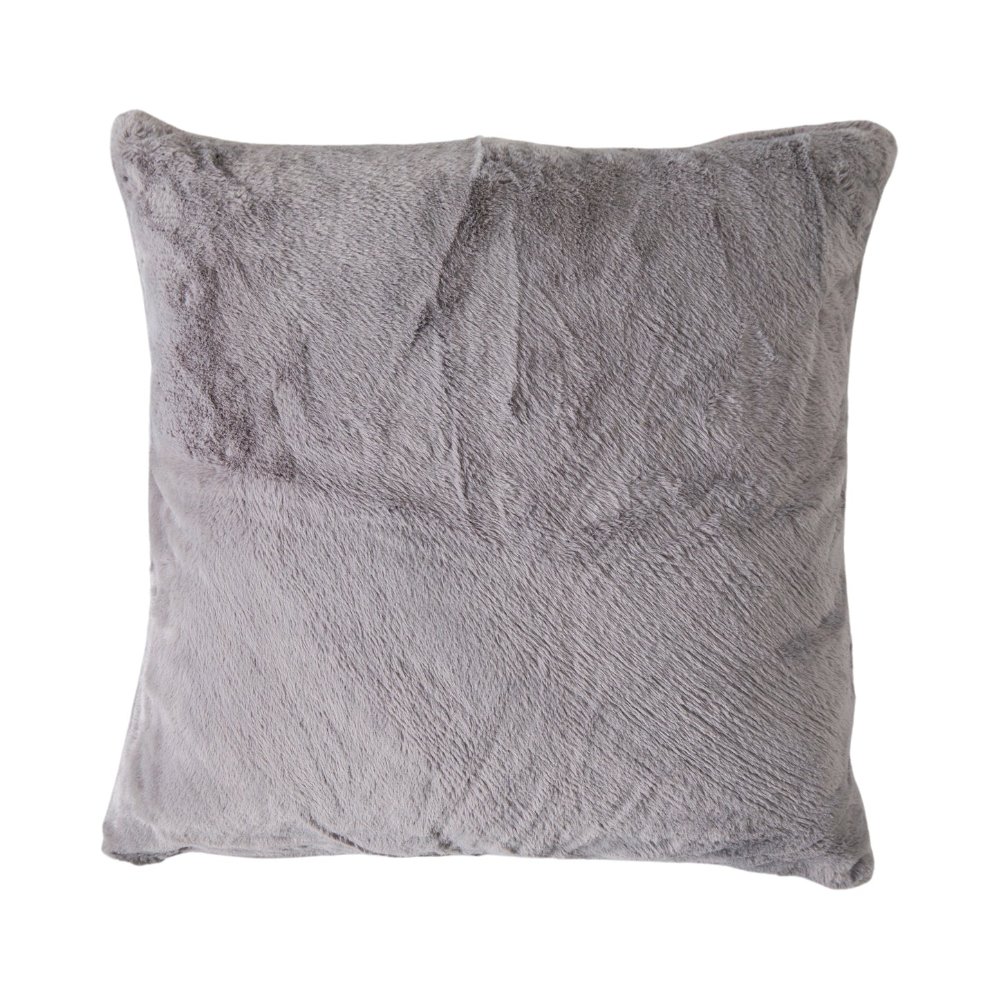 Faux Fur Cushion Mid Grey 550x550mm