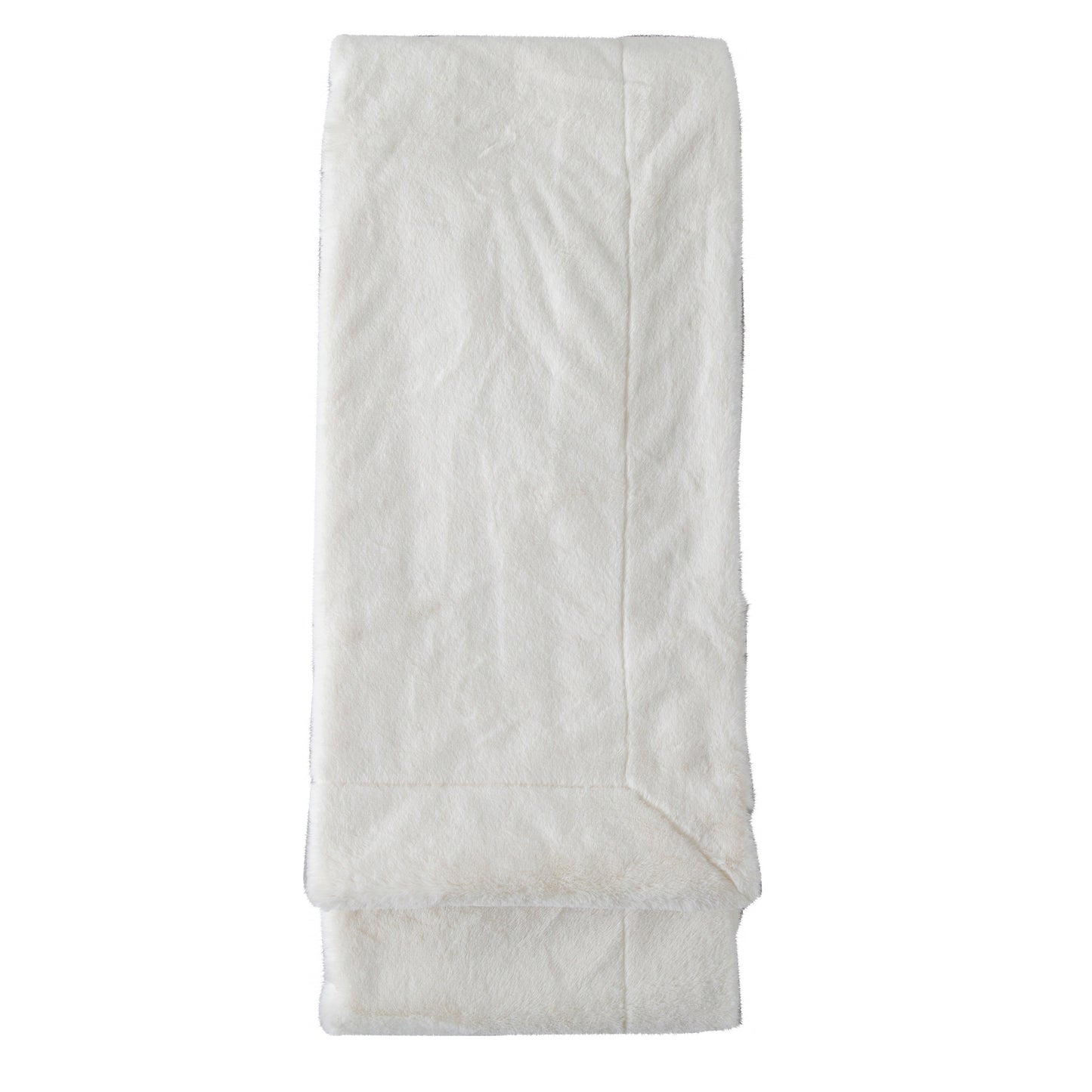 Faux Fur Throw Cream 1400x2490mm