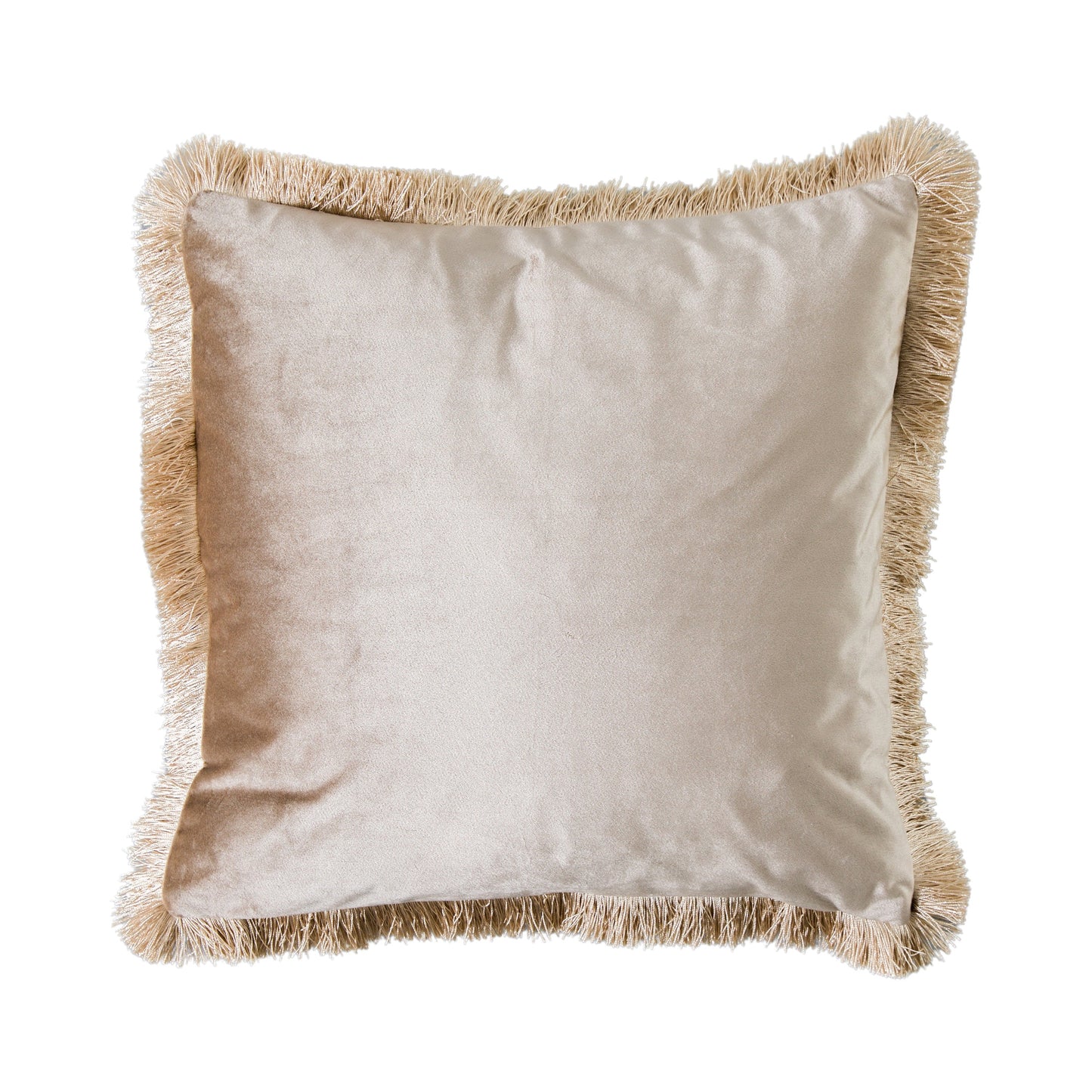 Ombre Velvet Cushion Natural 450x450mm
