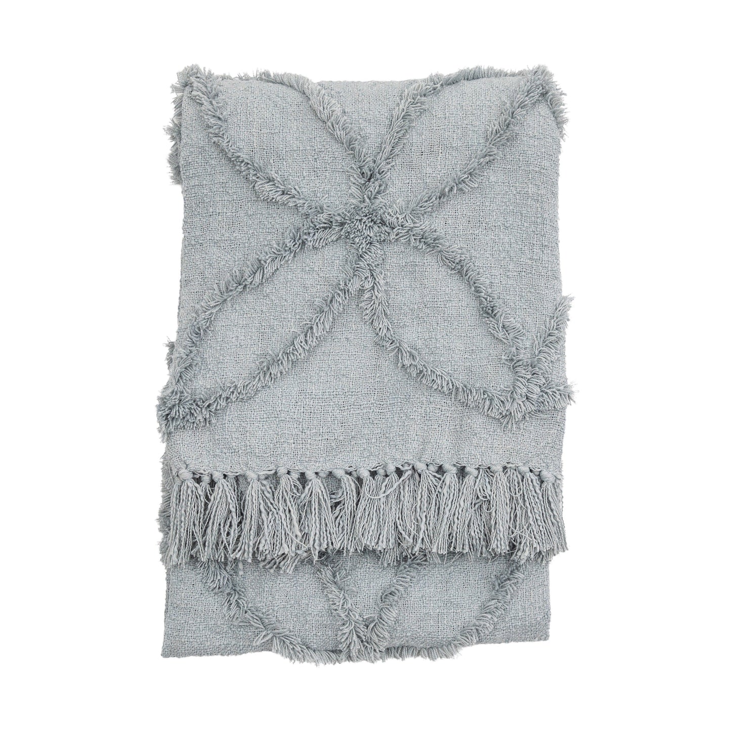 SG Miami Tufted Throw Grey 1300x1700mm