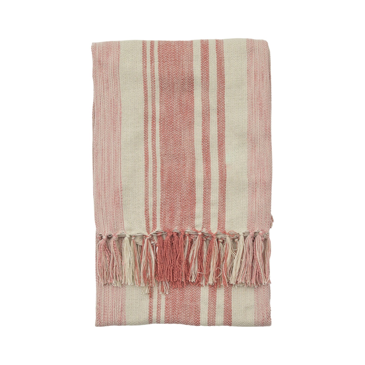 SG Florida Stripe Throw Coral 1300x1700mm