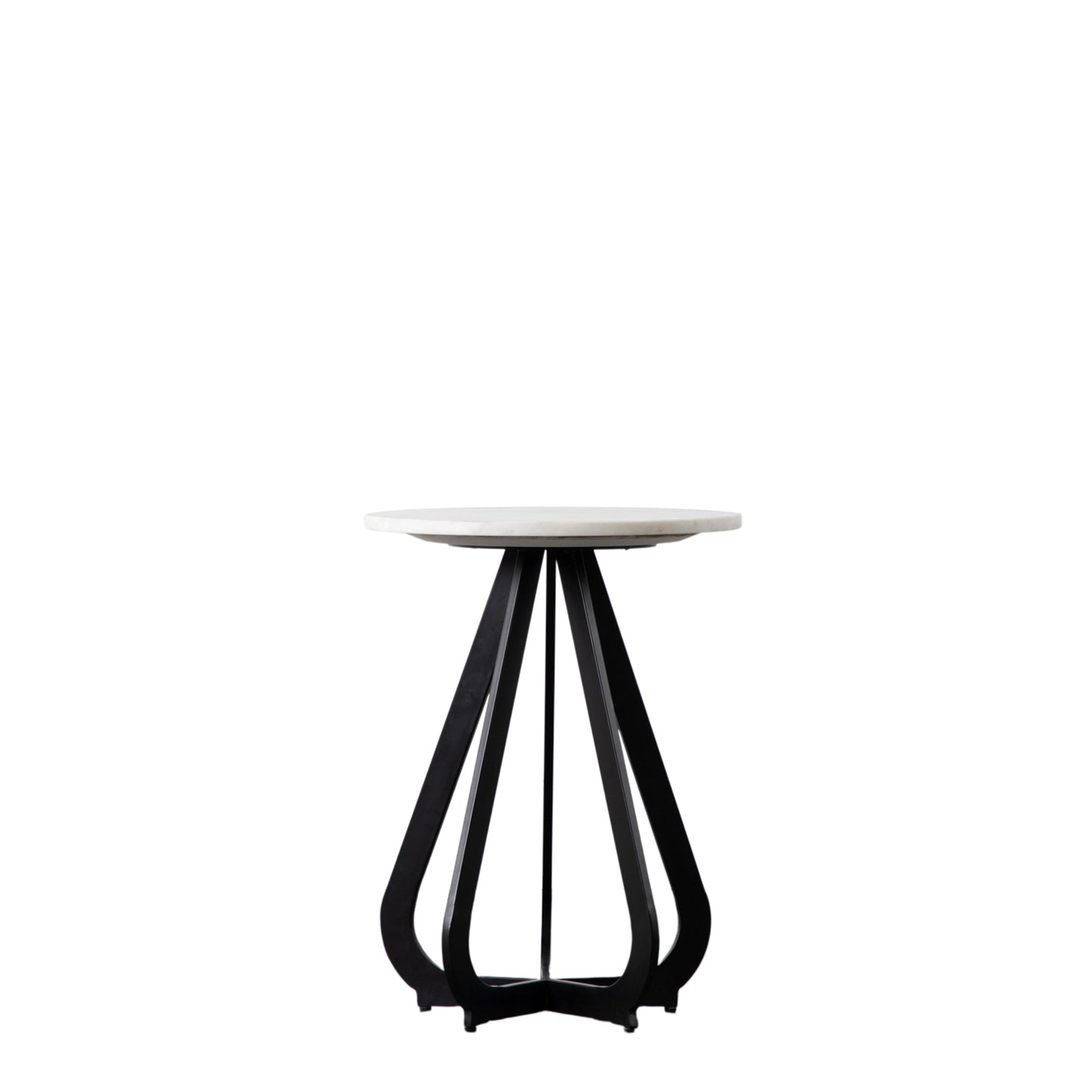 Moorgate Side Table Black 450x450x600mm
