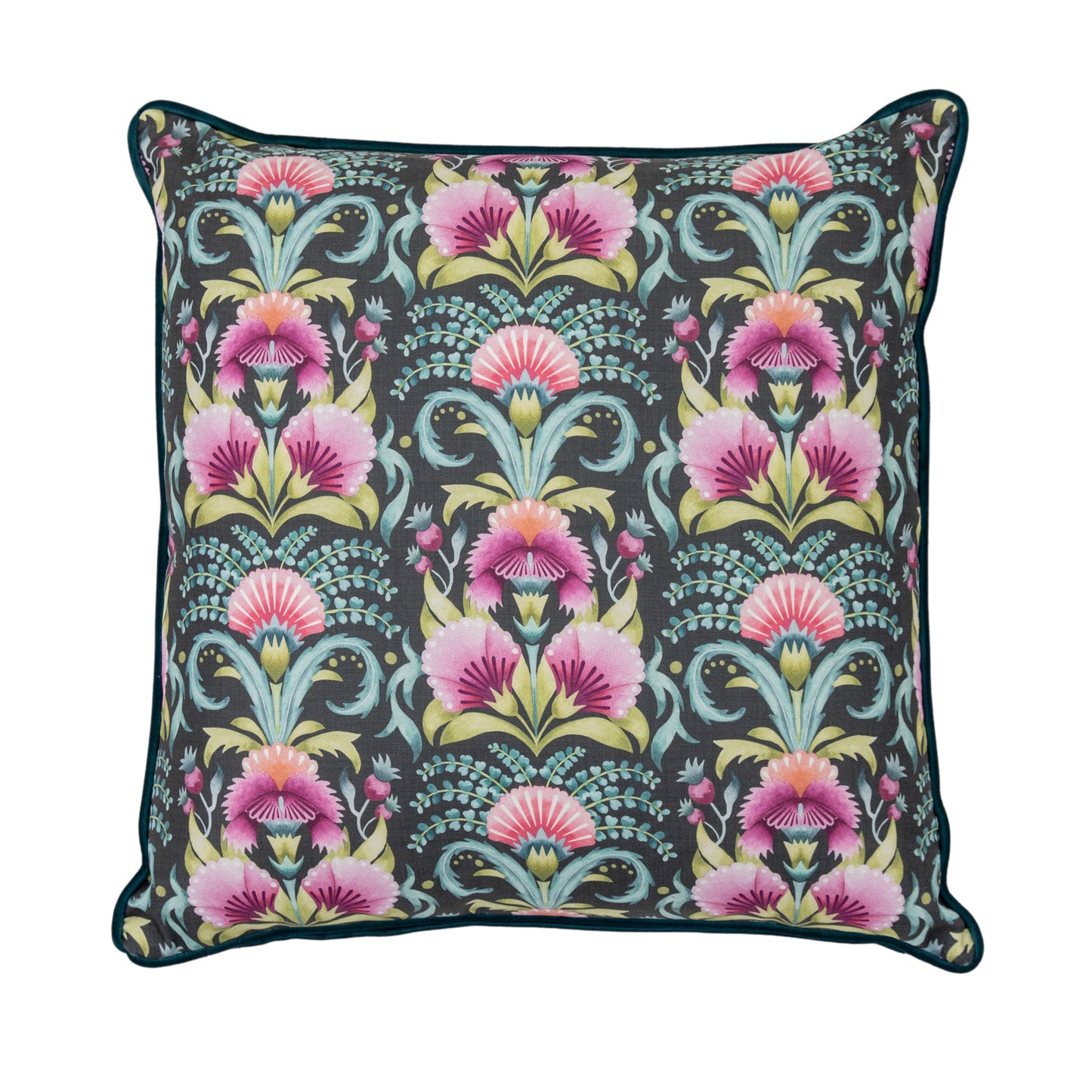 Heritage Pattern Cushion Teal 550x550mm