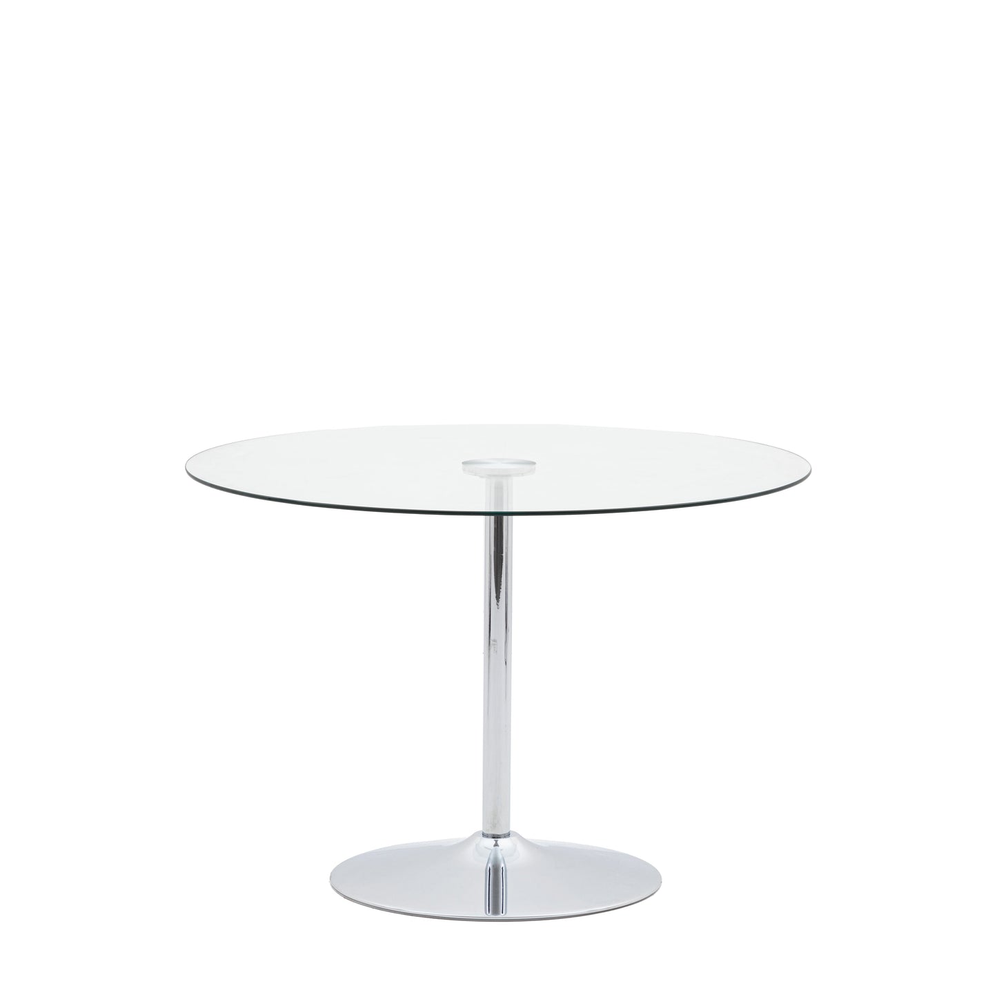 Fielding Dining Table Clear Glass 1100x1100x750mm