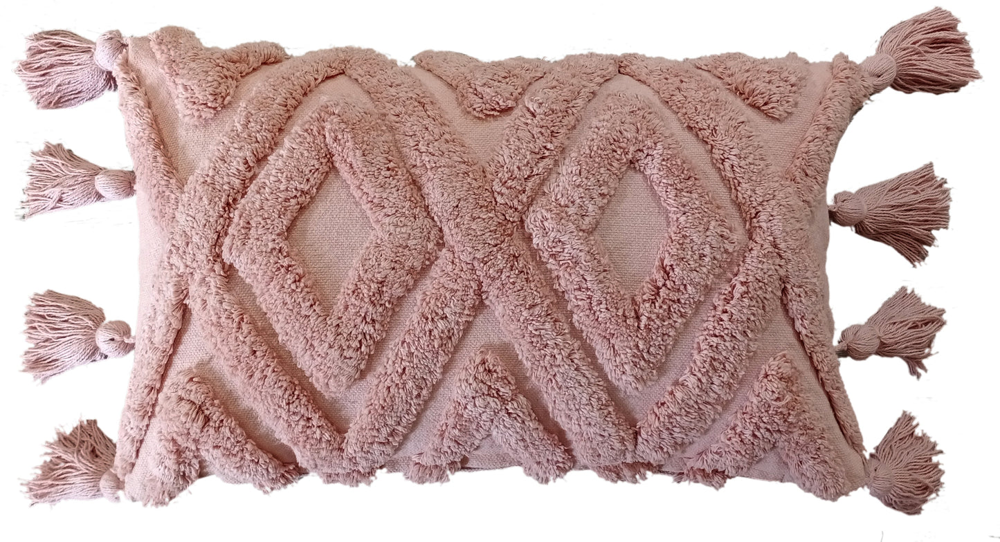 cotton tufted woven cushion  30 x 50 pink

Size: 30 x 50 cm