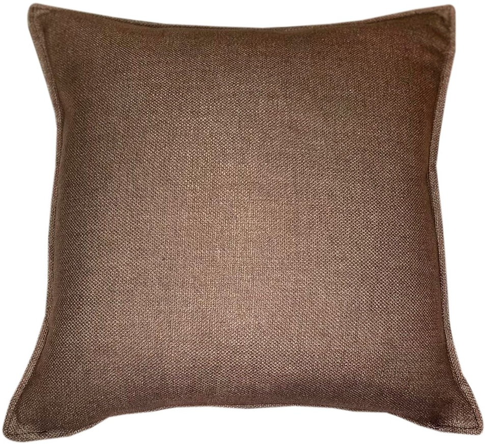 Faux Linen Brown Cushion with Flange 45 X 45

Size: 45 X 45 cm