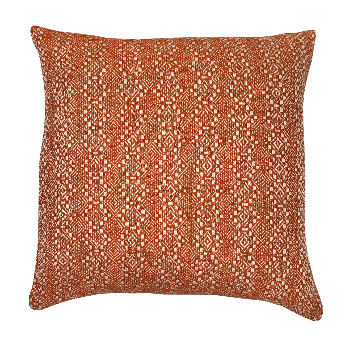 cotton textured woven cushion 45 x 45  rust

Size: 45 x 45 cm