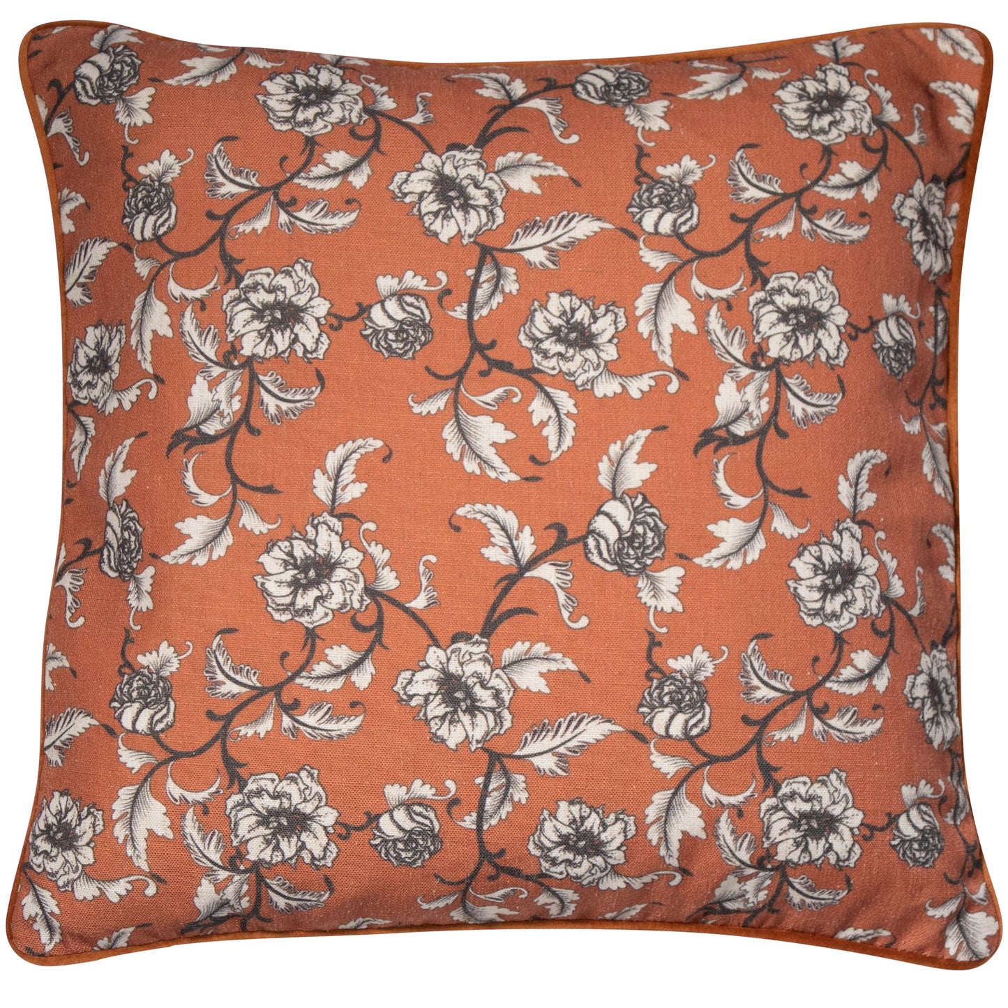 Classic floral printed orange  cushion  45 x 45

Size: 45 x 45 cm