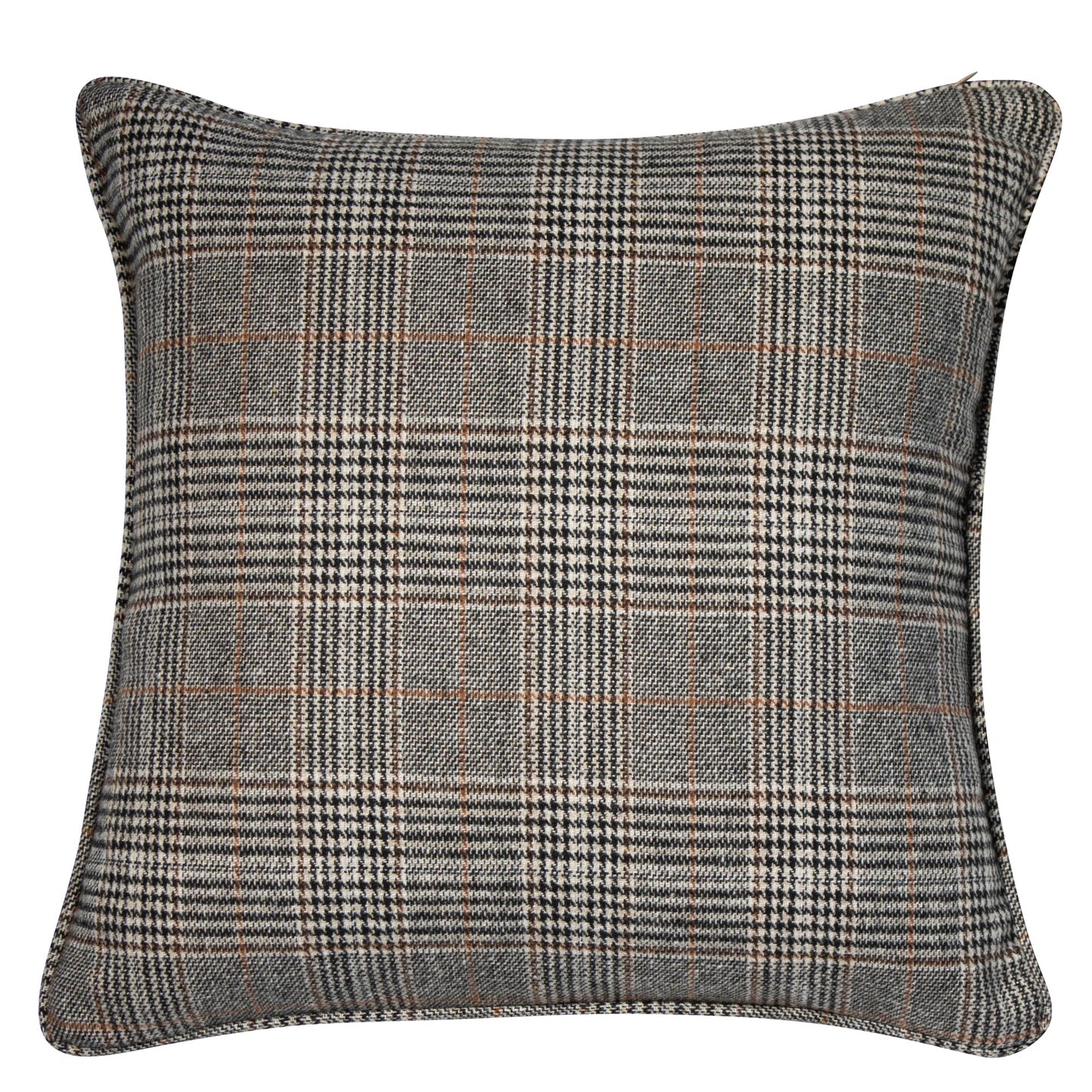 GREY plaid cushion with piping 45x45

Size: 45 x 45 cm