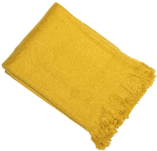 FAUX THICK MOHAIR THROW MUSTARD 130 X 180

Size: 130 X 180 cm
